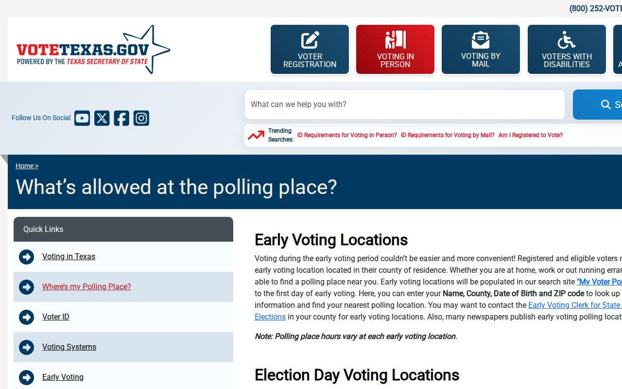 Harlingen residents directory Texas voter lookup instructions
